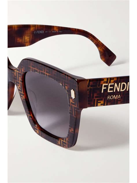 fendi oversized square-frame acetate sunglasses|fendi sunglasses nordstrom.